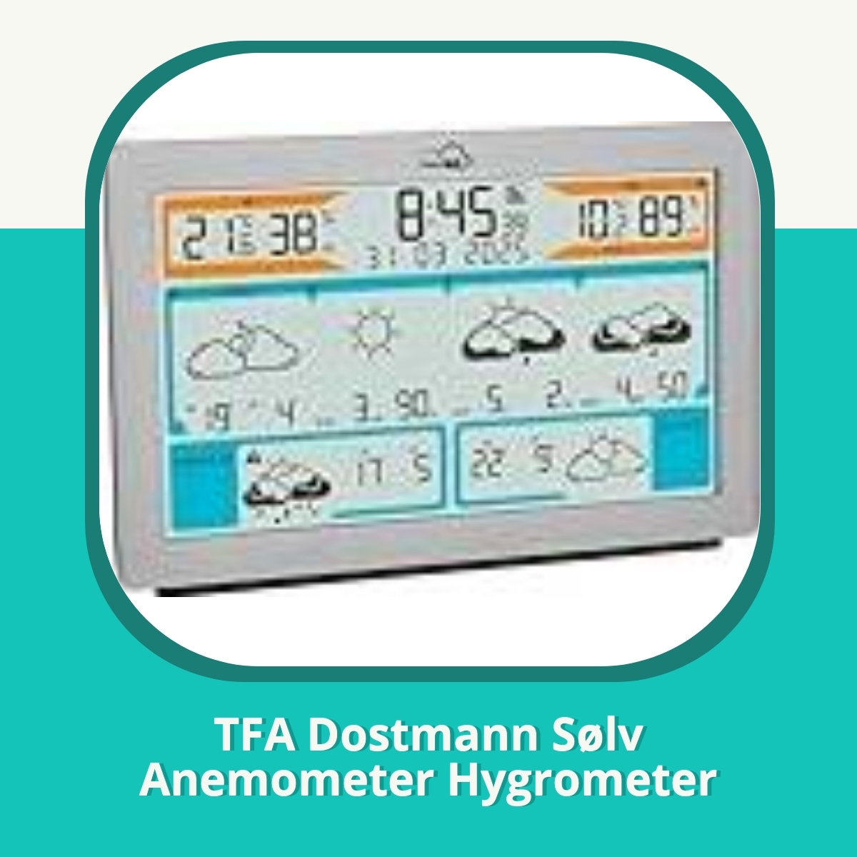 Anmeldelse af TFA Dostmann Sølv Anemometer Hygrometer