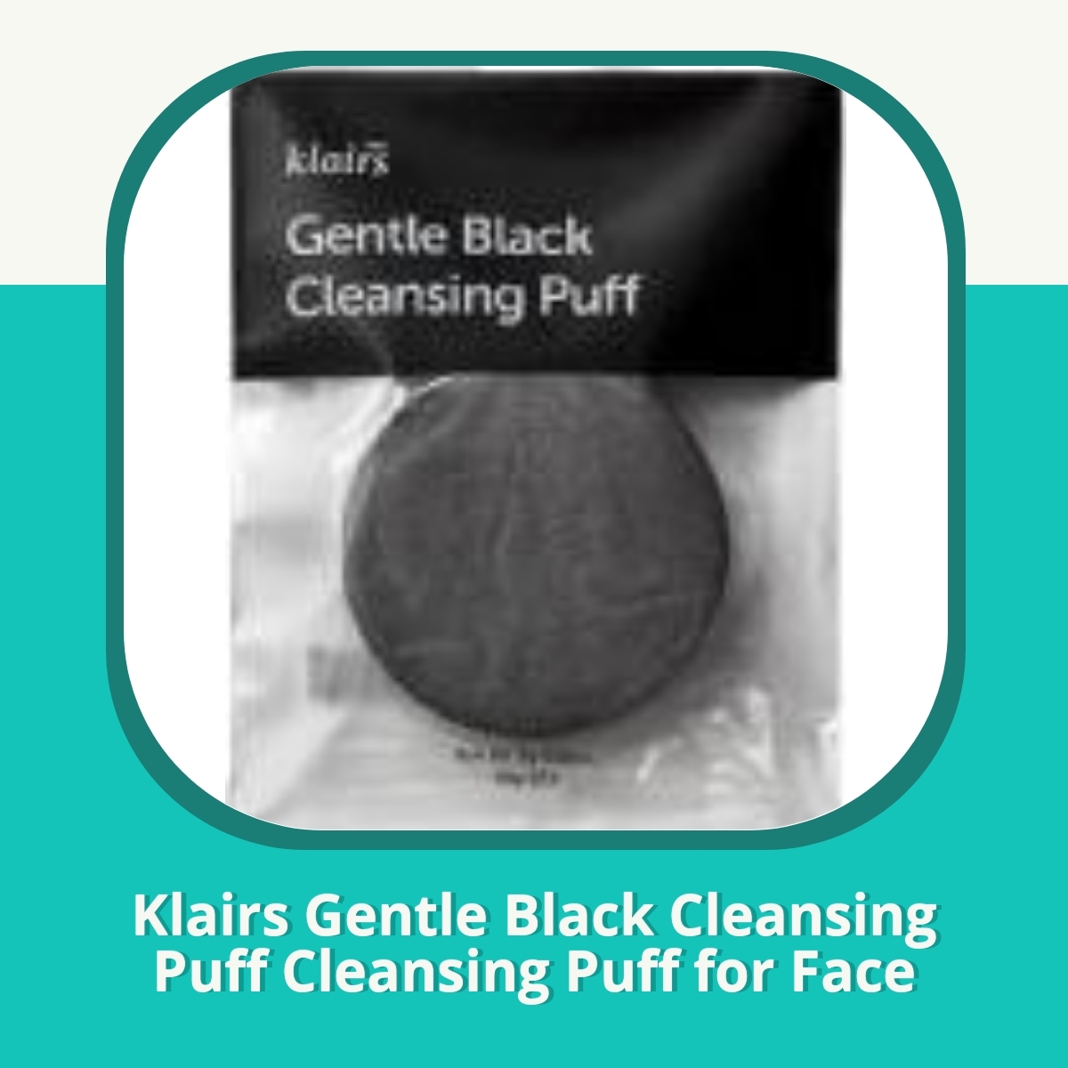 Anmeldelse af Klairs Gentle Black Cleansing Puff Cleansing Puff for Face