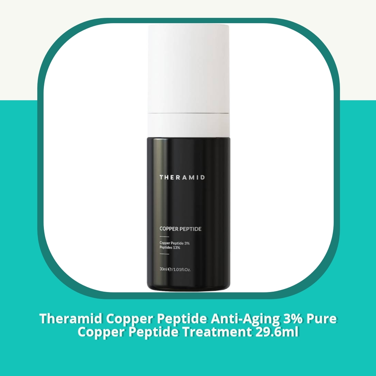 Recension af Theramid Copper Peptide Anti-Aging 3% Pure Copper Peptide Treatment 29.6ml
