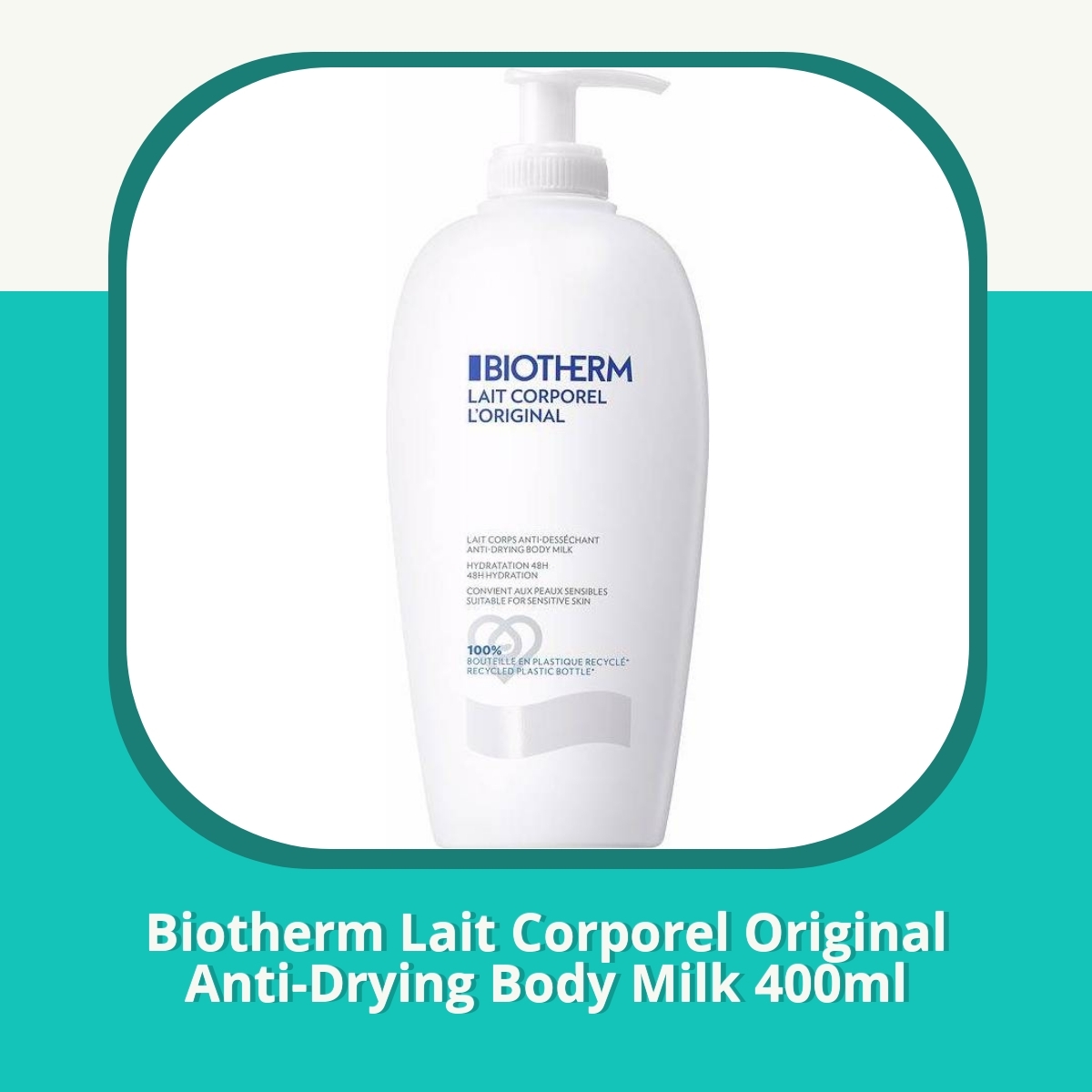 Anmeldelse af Biotherm Lait Corporel Original Anti-Drying Body Milk 400ml