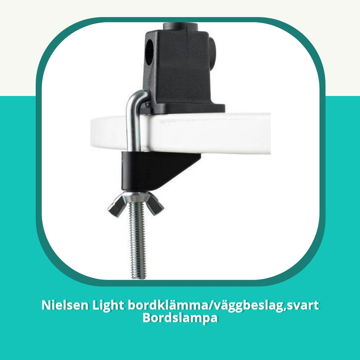 Recension af Nielsen Light bordklämma/väggbeslag,svart Bordslampa