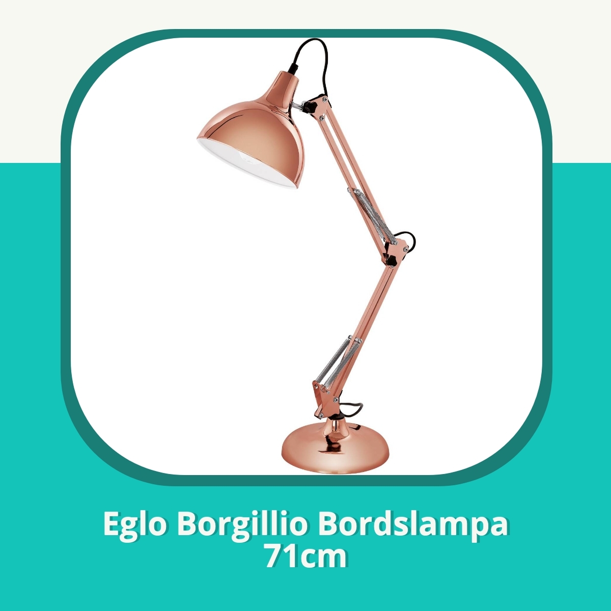 Recension af Eglo Borgillio Bordslampa 71cm