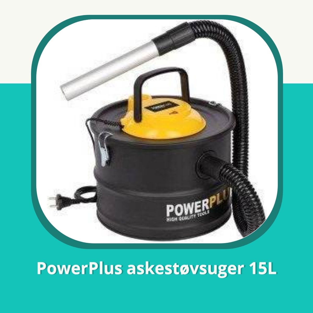 Anmeldelse af PowerPlus askestøvsuger 15L