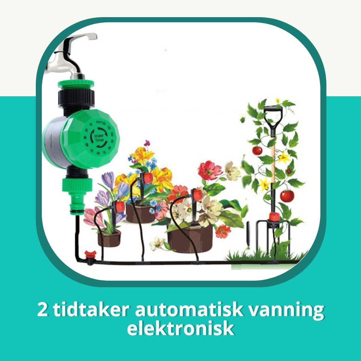 Recension 2 tidtaker automatisk vanning elektronisk