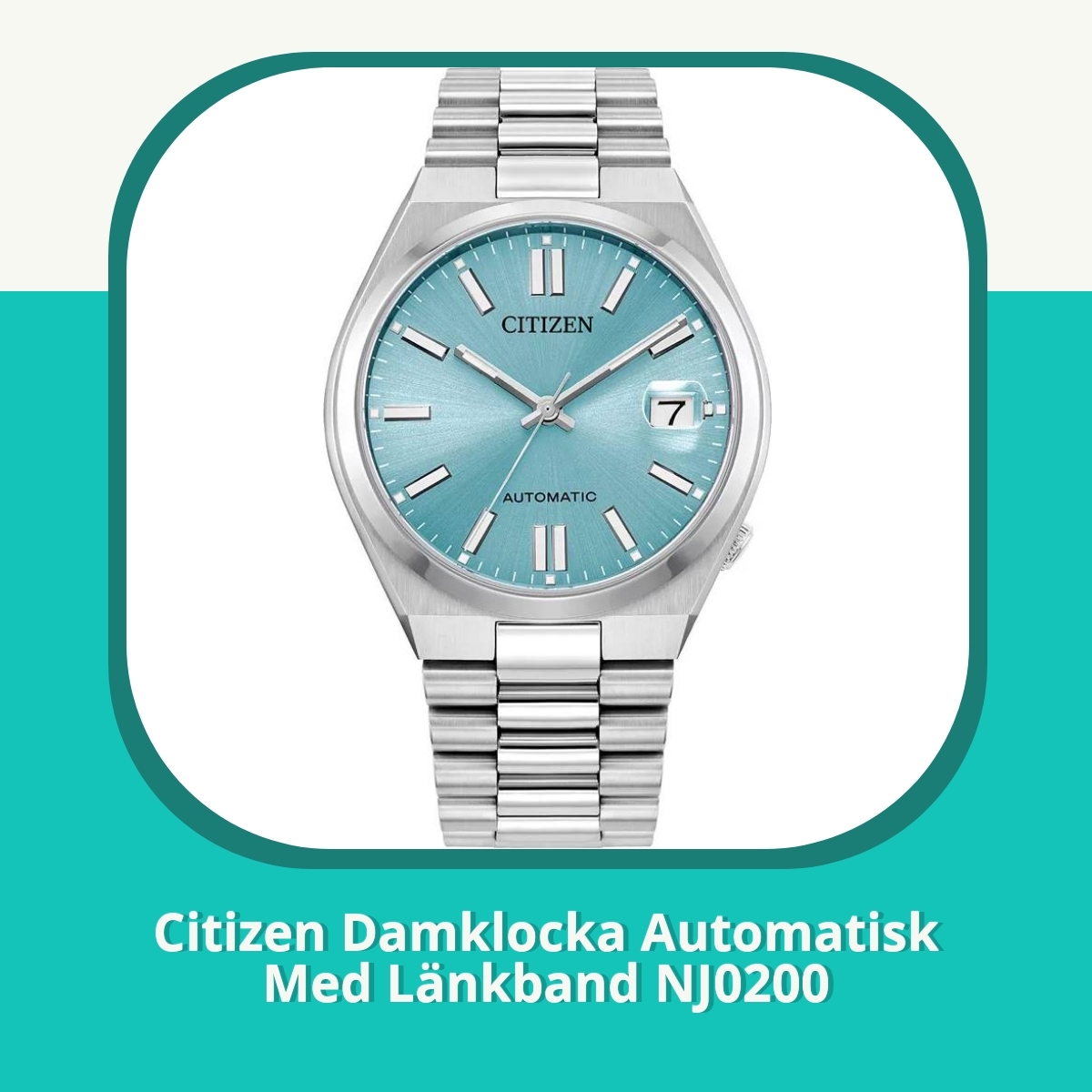 Recension af Citizen Damklocka Automatisk Med Länkband NJ0200