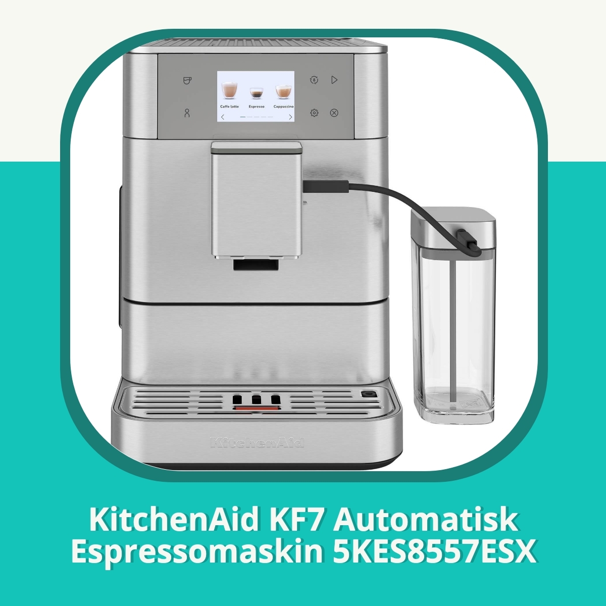 Anmeldelse af KitchenAid KF7 Automatisk Espressomaskin 5KES8557ESX