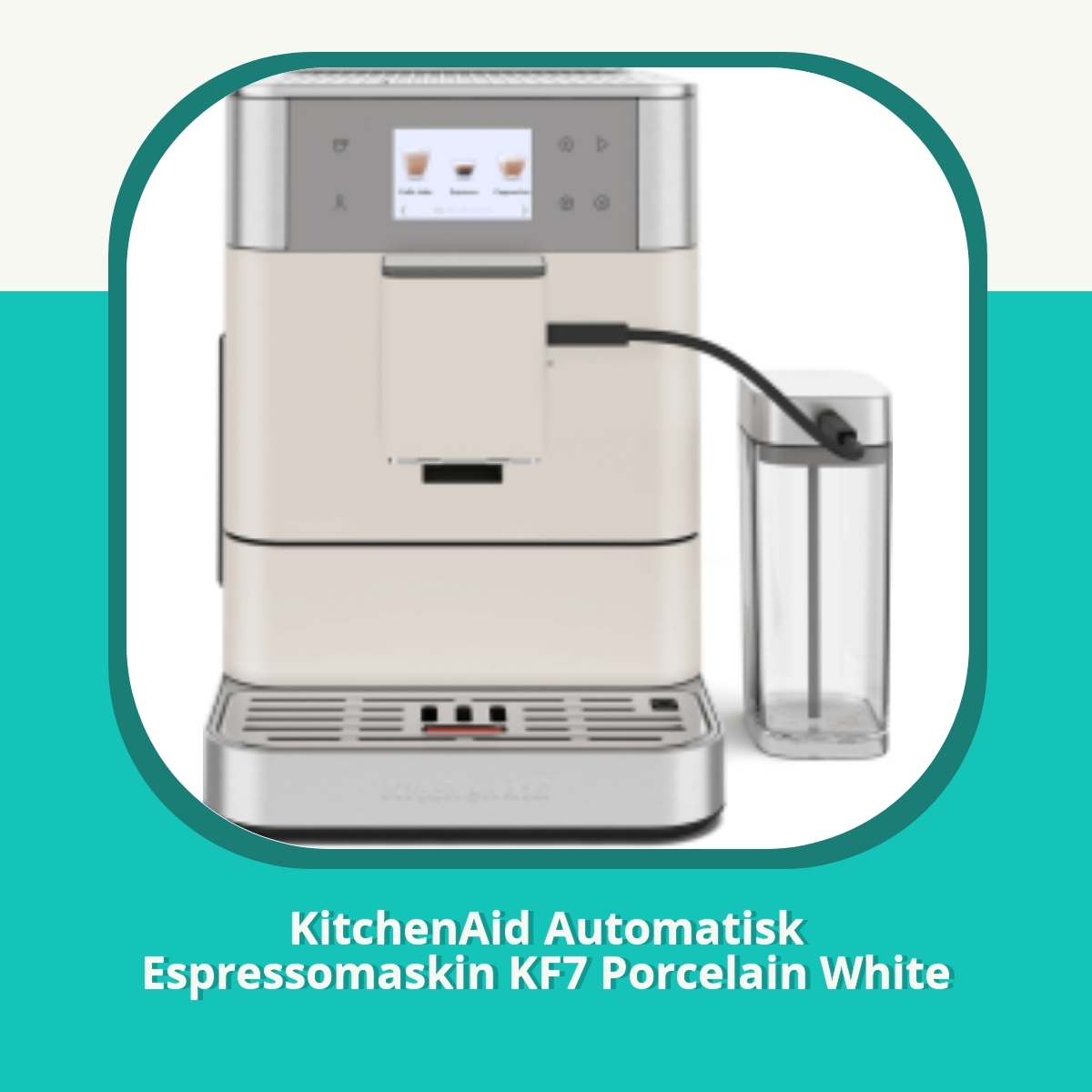 Anmeldelse af KitchenAid Automatisk Espressomaskin KF7 Porcelain White