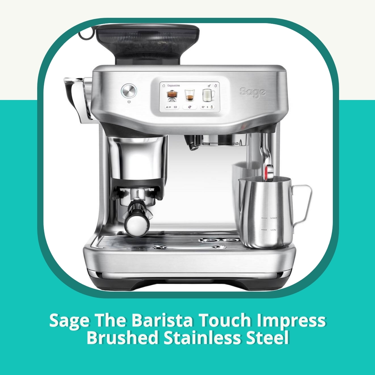 Anmeldelse af Sage The Barista Touch Impress Brushed Stainless Steel