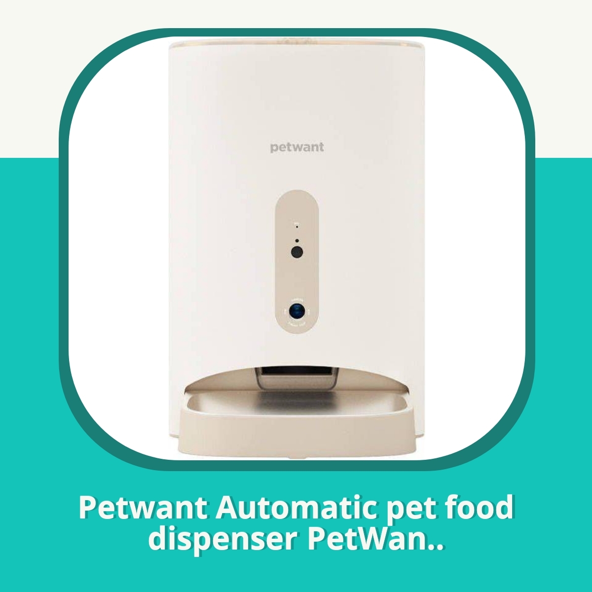 Anmeldelse af Petwant Automatic pet food dispenser PetWan..