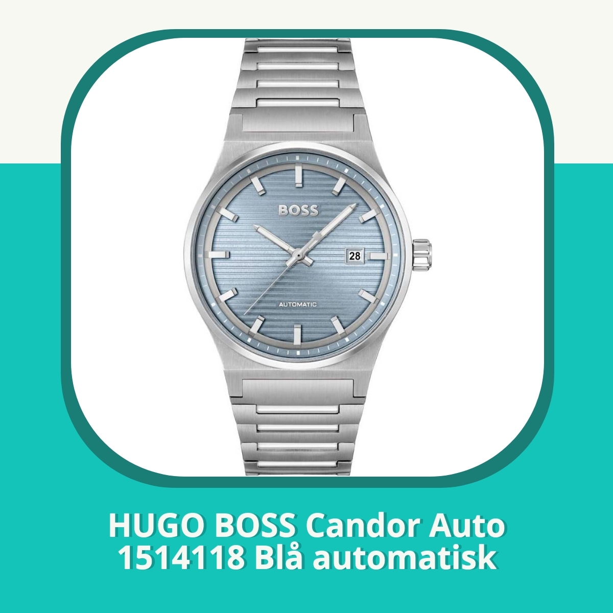 Recension af HUGO BOSS Candor Auto 1514118 Blå automatisk