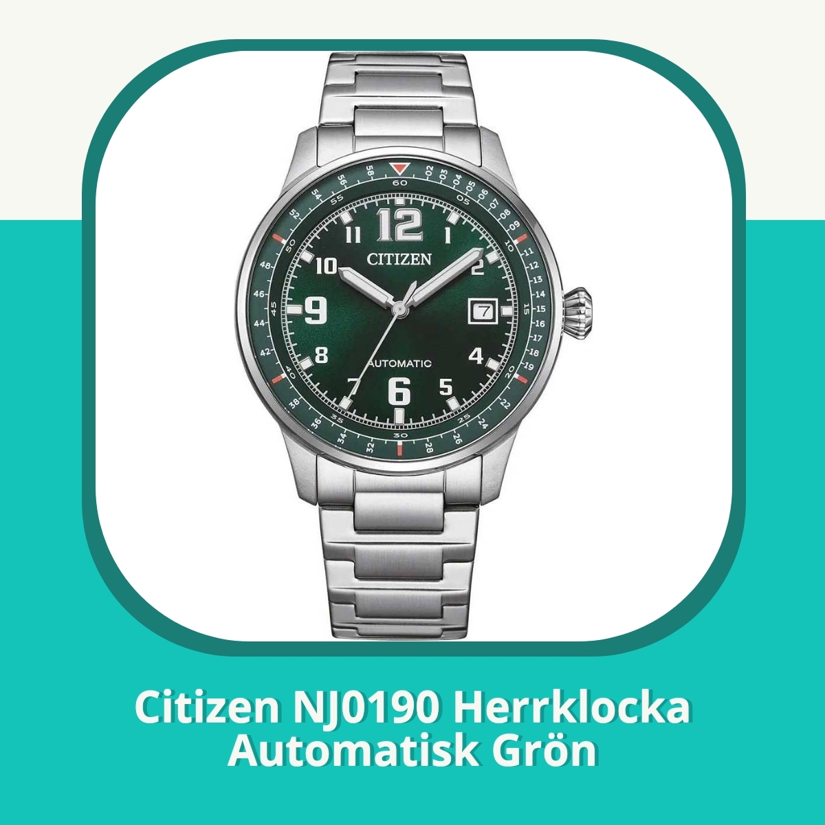 Recension af Citizen NJ0190 Herrklocka Automatisk Grön