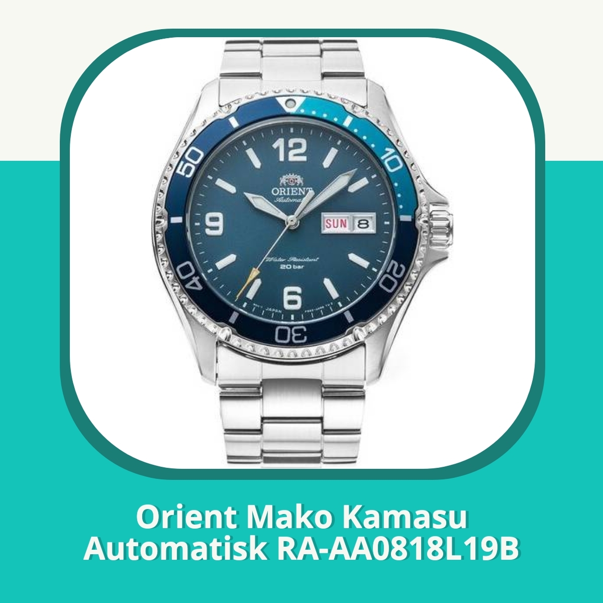 Anmeldelse af Orient Mako Kamasu Automatisk RA-AA0818L19B