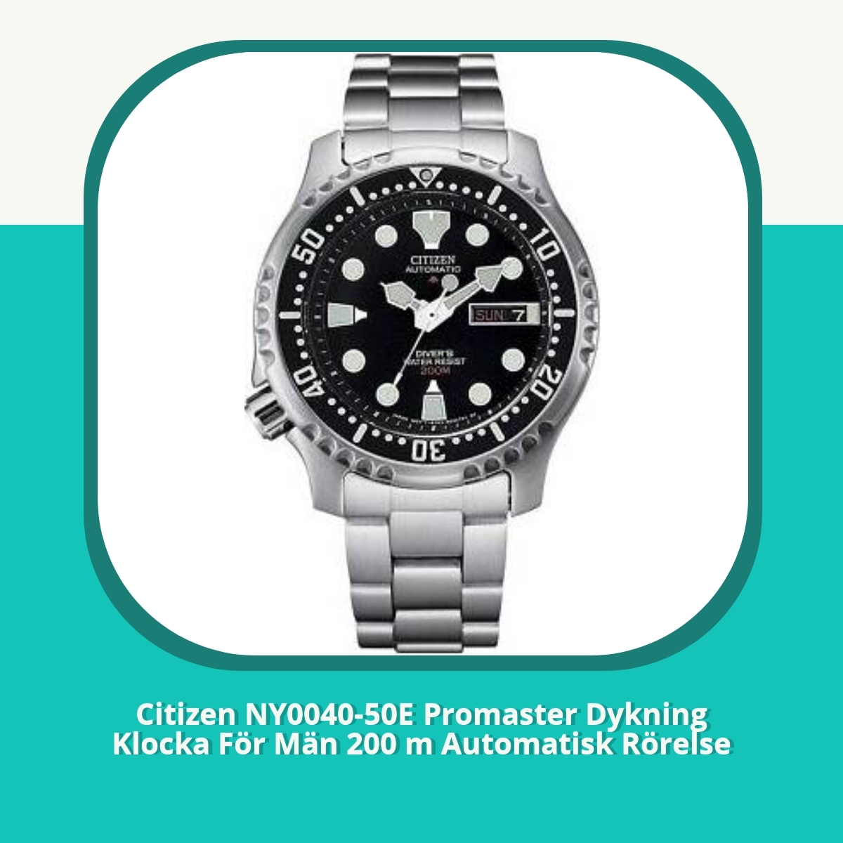 Anmeldelse af Citizen NY0040-50E Promaster Dykning Klocka För Män 200 m Automatisk Rörelse