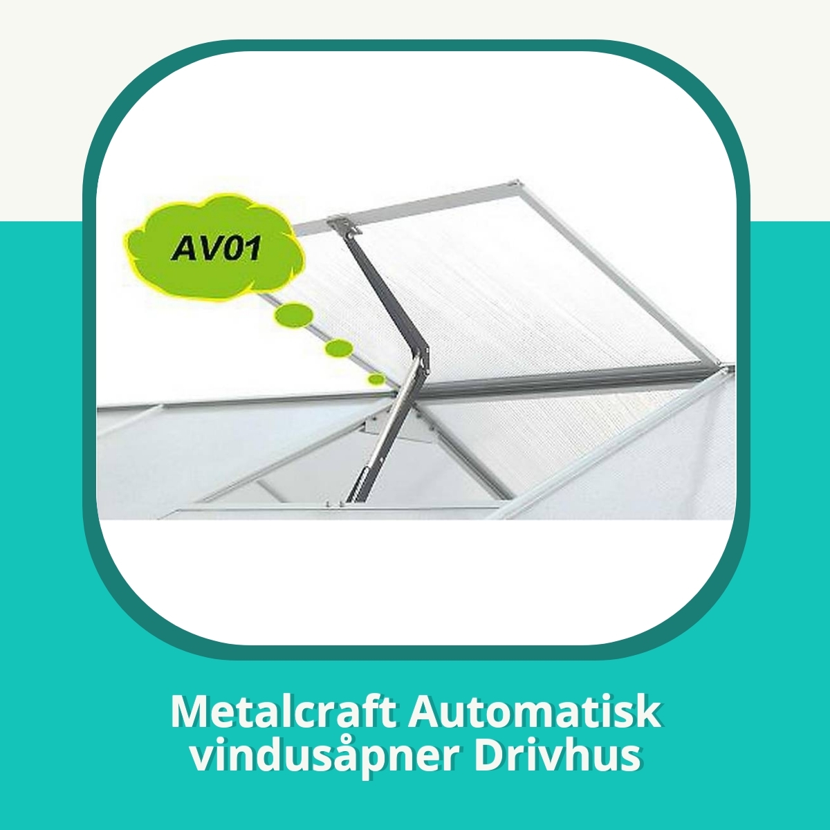 Anmeldelse af Metalcraft Automatisk vindusåpner Drivhus