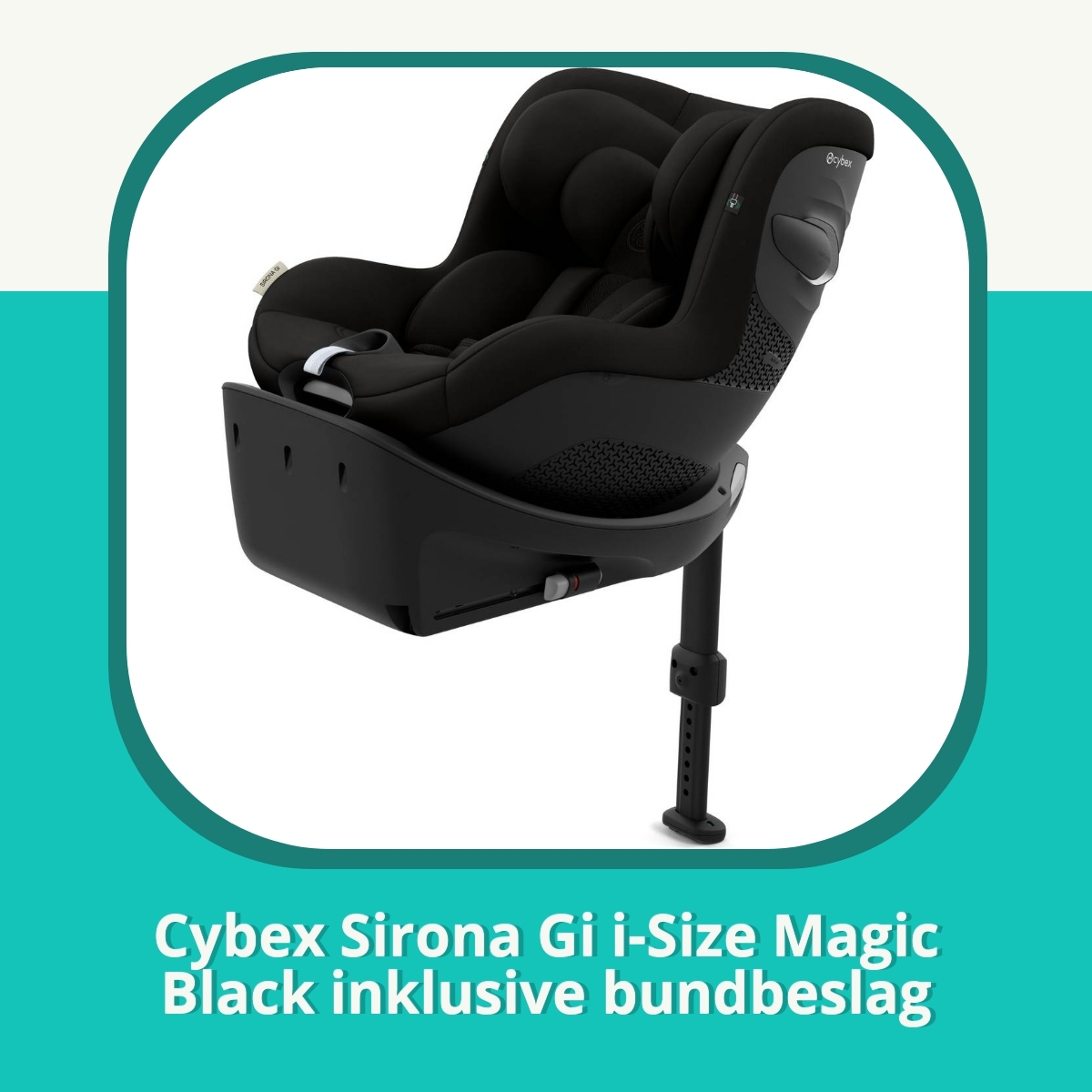Anmeldelse af Cybex Sirona Gi i-Size Magic Black inklusive bundbeslag
