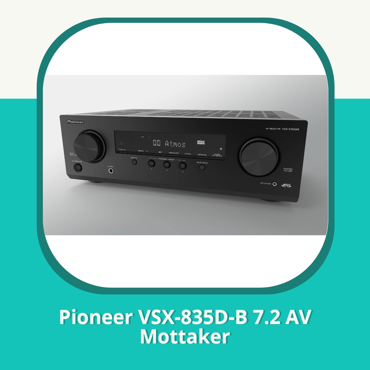 Anmeldelse af Pioneer VSX-835D-B 7.2 AV Mottaker