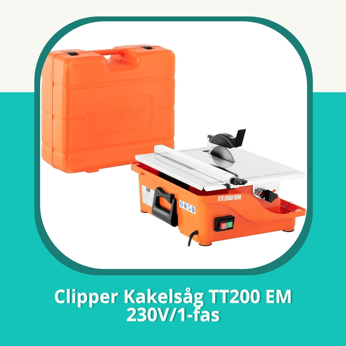 Recension af Clipper Kakelsåg TT200 EM 230V/1-fas