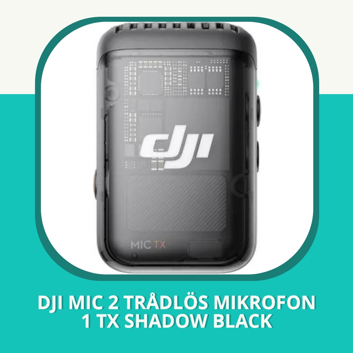 Recension af DJI MIC 2 TRÅDLÖS MIKROFON 1 TX SHADOW BLACK