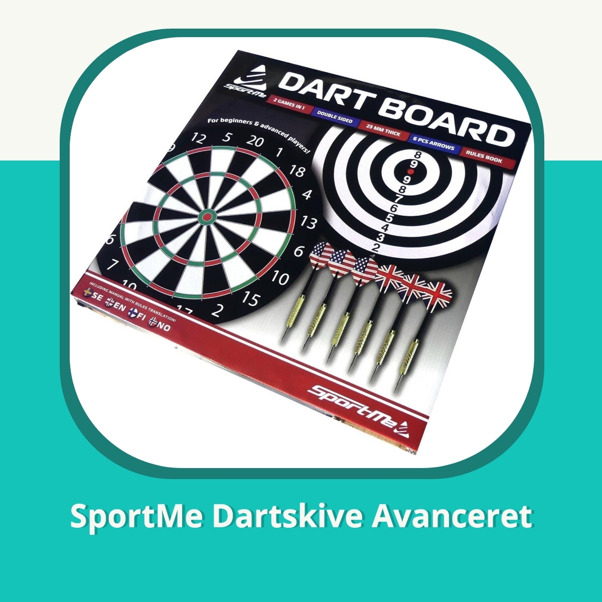 Anmeldelse af SportMe Dartskive Avanceret