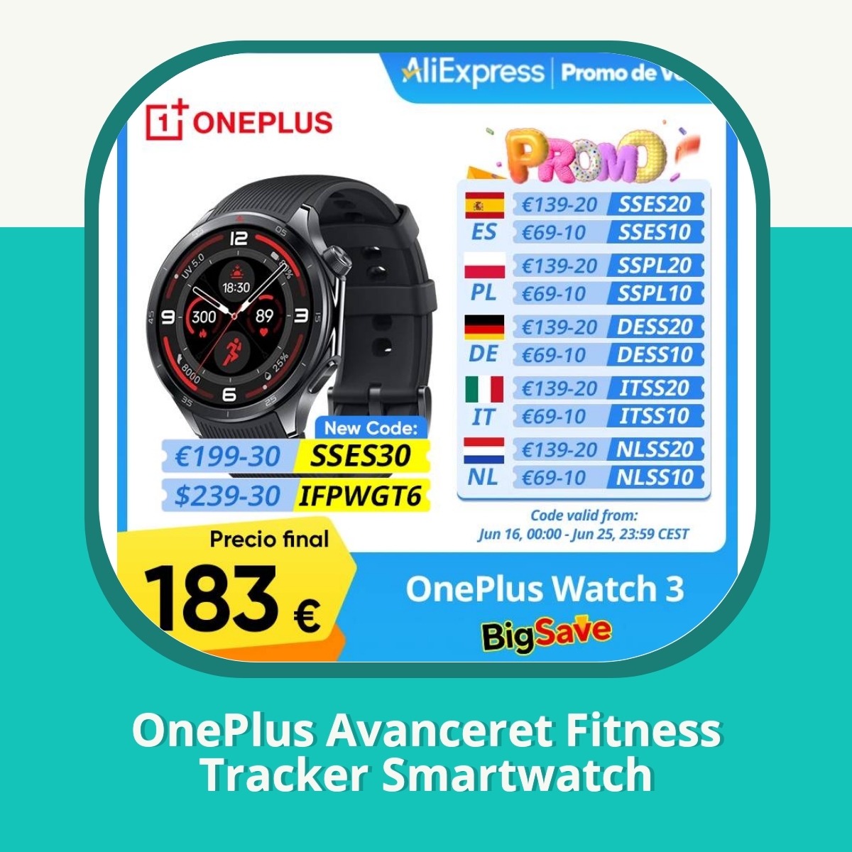 Anmeldelse af OnePlus Avanceret Fitness Tracker Smartwatch