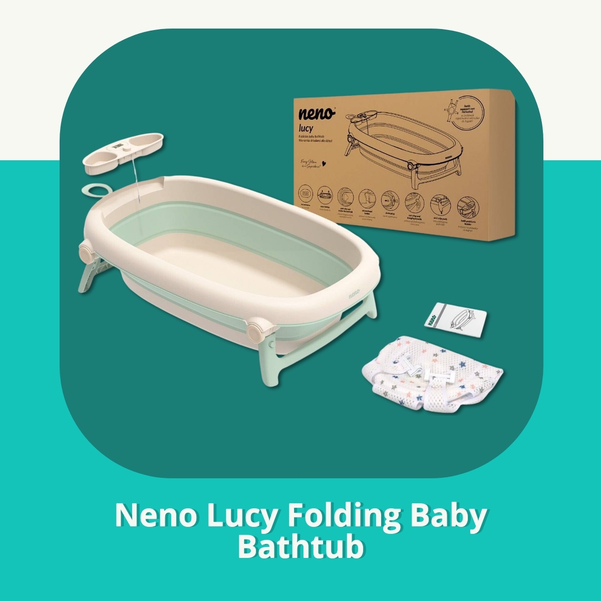 Anmeldelse af Neno Lucy Folding Baby Bathtub