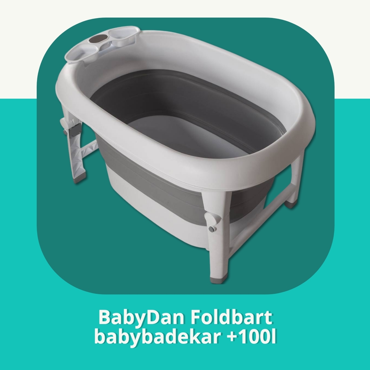Anmeldelse af BabyDan Foldbart babybadekar +100l