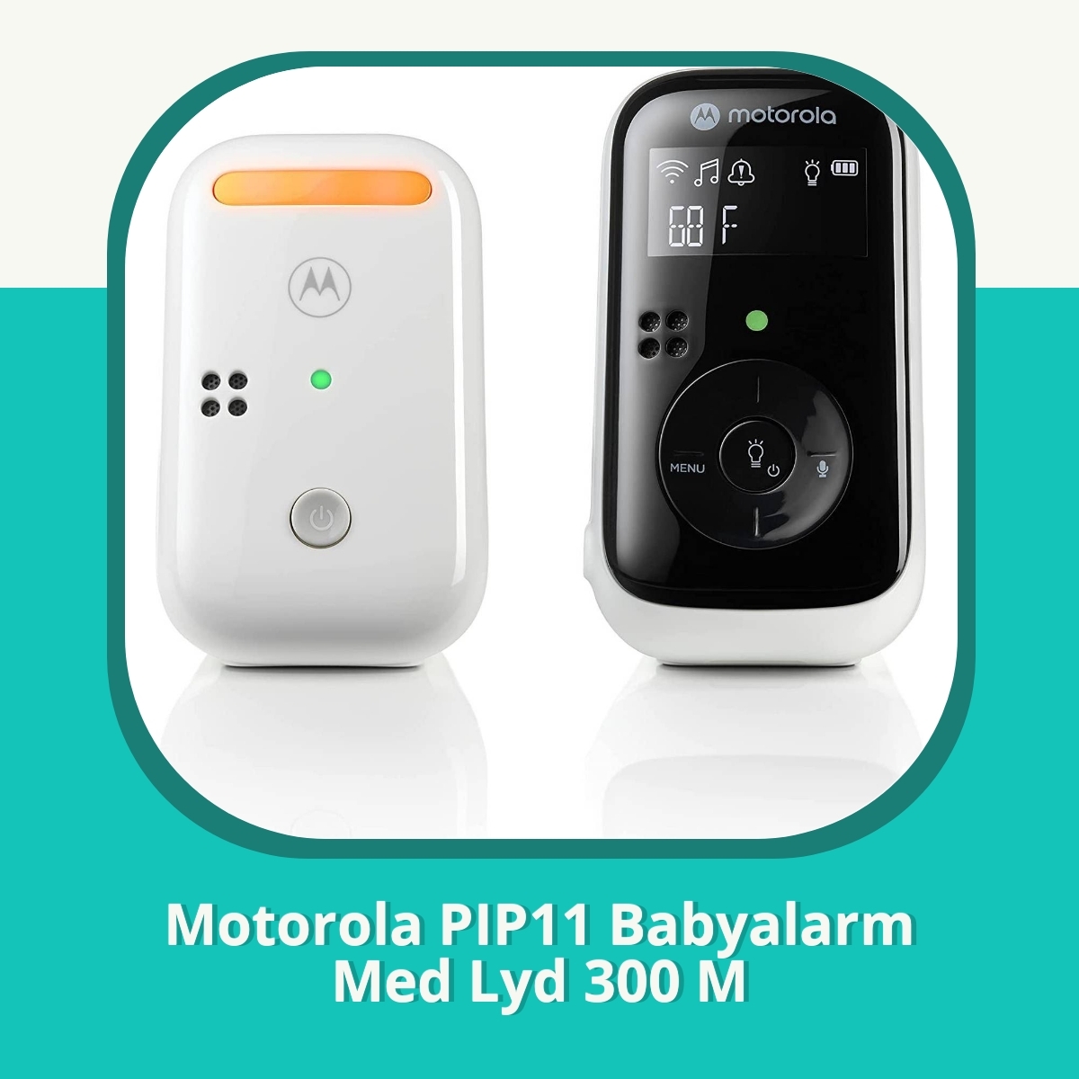 Anmeldelse af Motorola PIP11 Babyalarm Med Lyd 300 M