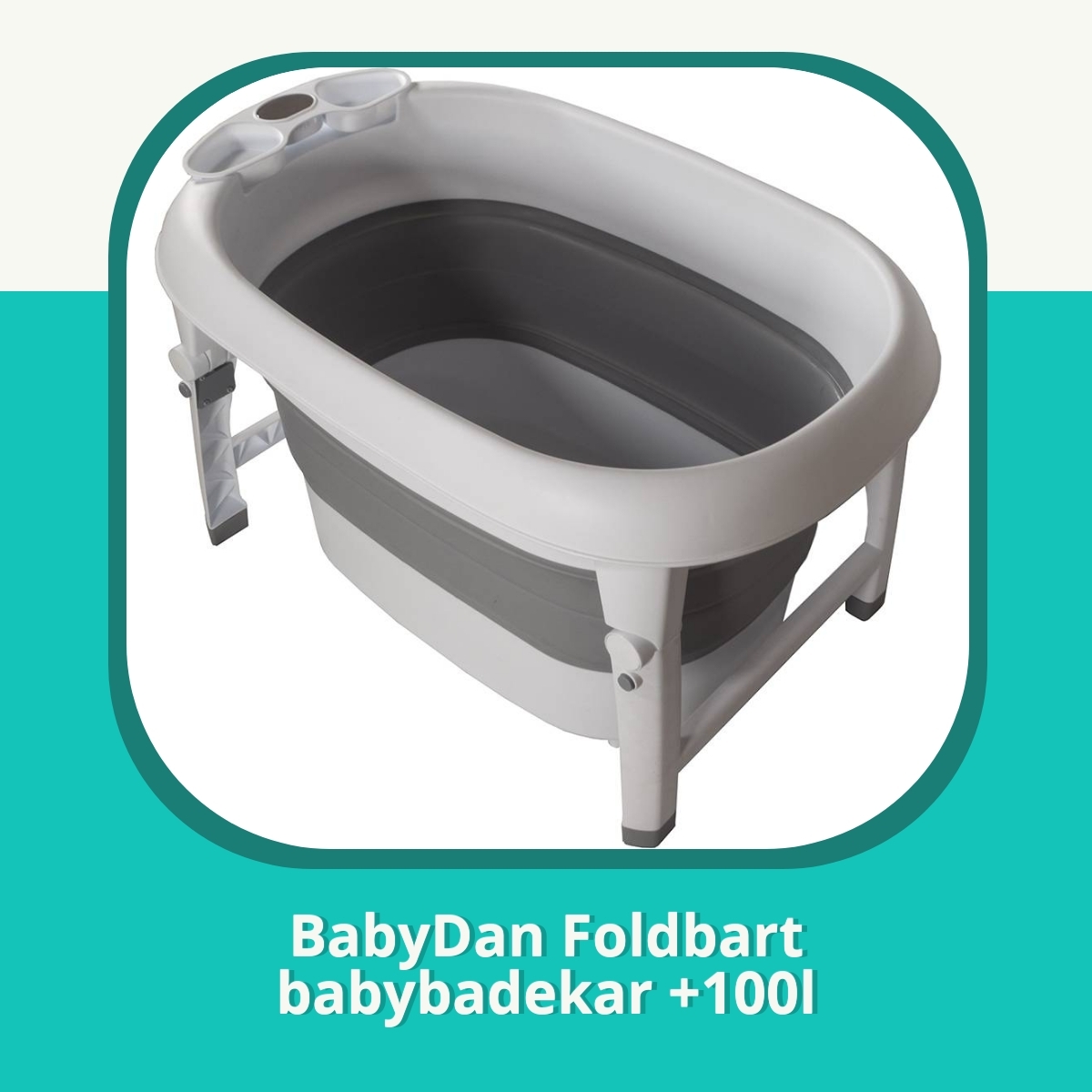 Anmeldelse af BabyDan Foldbart babybadekar +100l