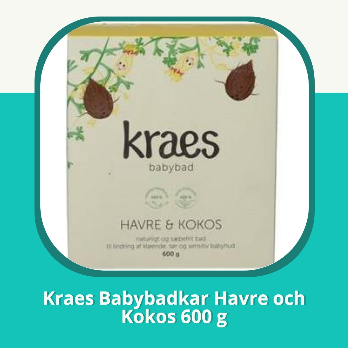 Recension Kraes Babybadkar Havre och Kokos 600 g