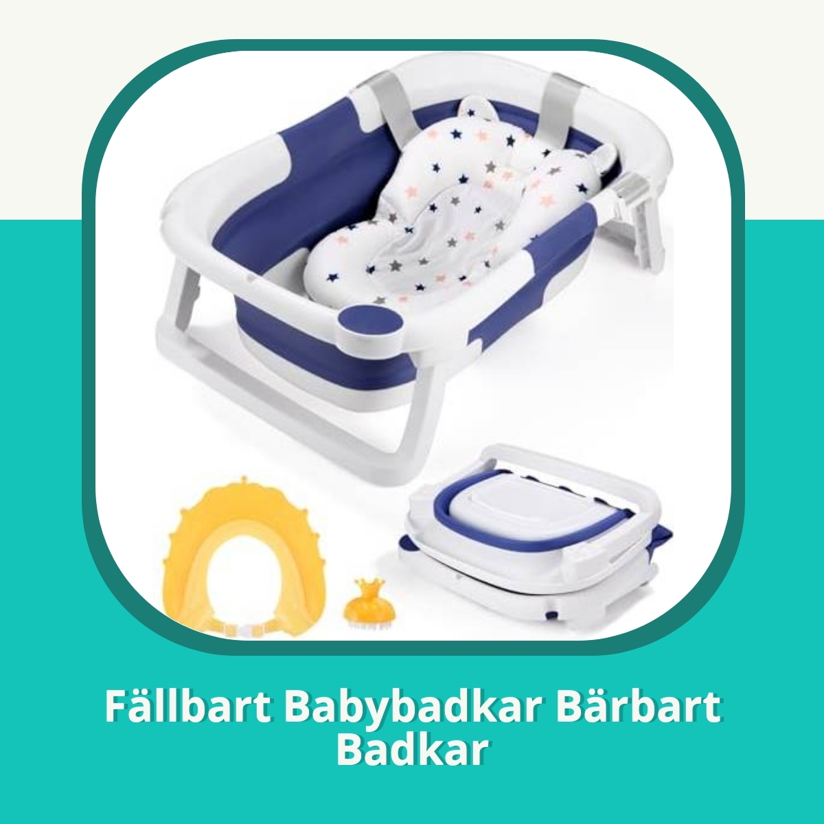 Recension af Fällbart Babybadkar Bärbart Badkar