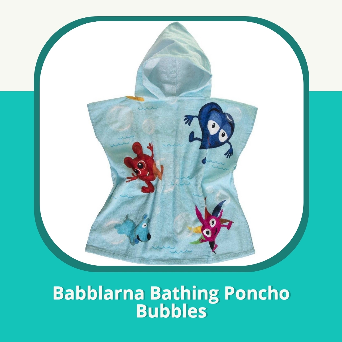 Recension af Babblarna Bathing Poncho Bubbles