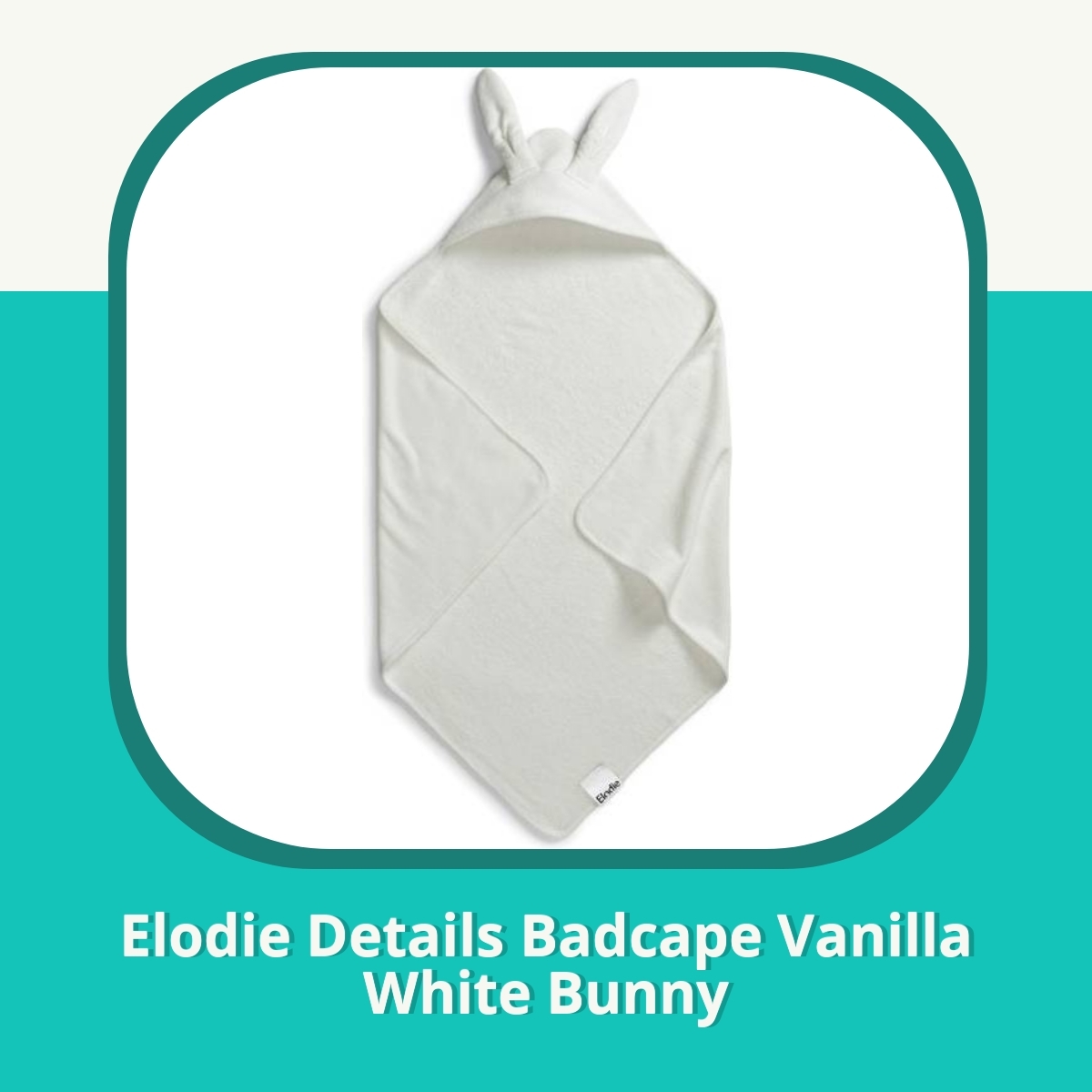 Recension Elodie Details Badcape Vanilla White Bunny