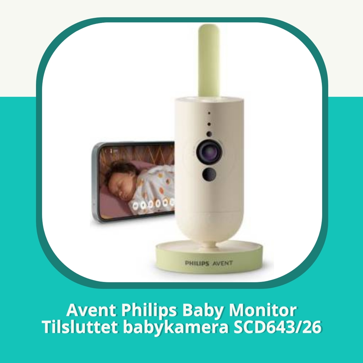 Recension af Avent Philips Baby Monitor Tilsluttet babykamera SCD643/26