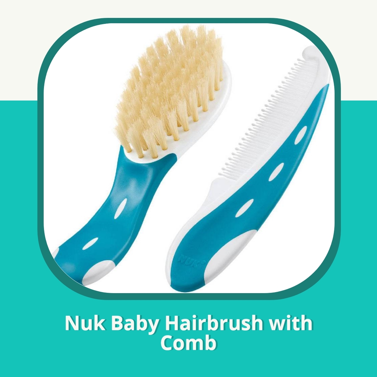 Anmeldelse Nuk Baby Hairbrush with Comb