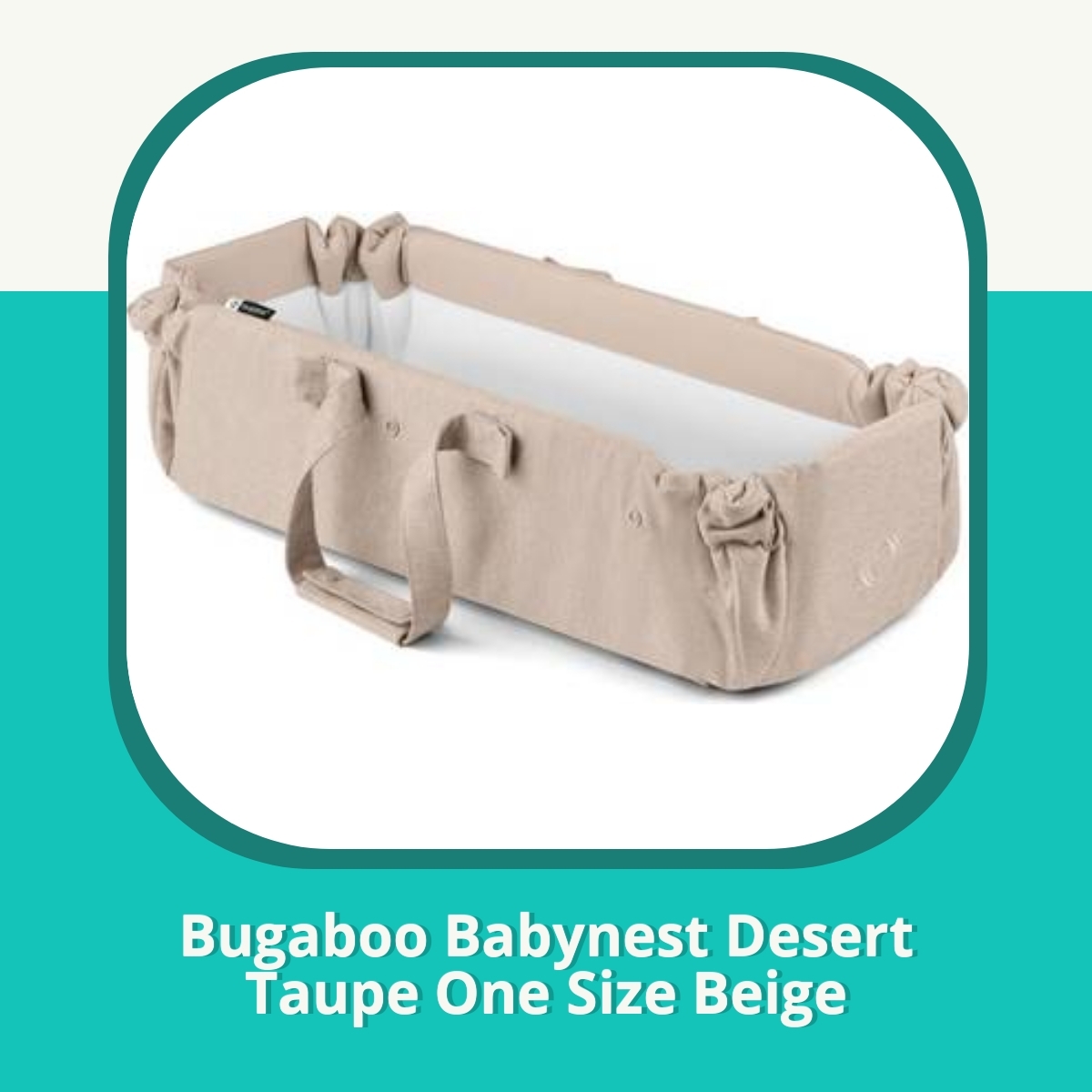 Anmeldelse af Bugaboo Babynest Desert Taupe One Size Beige