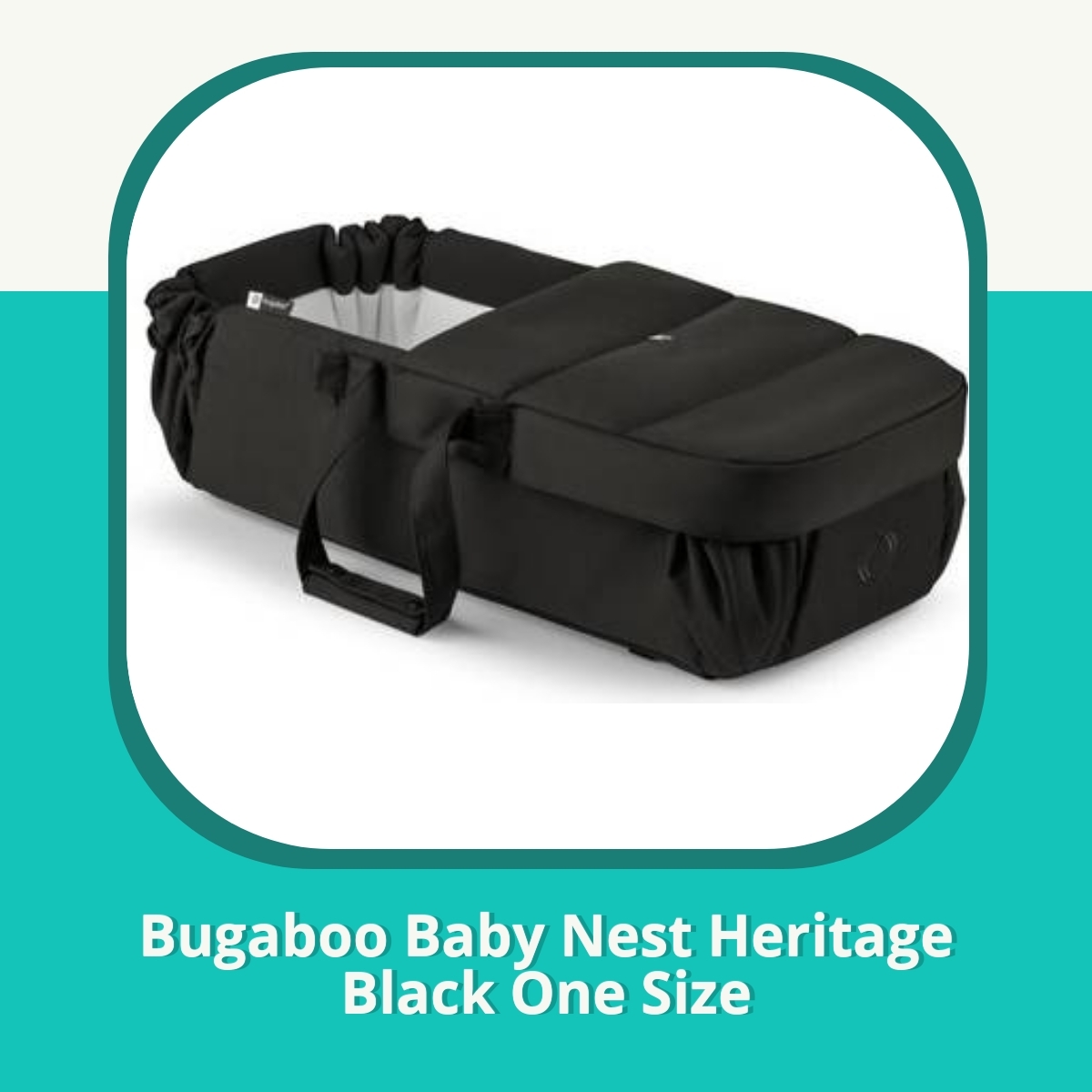 Anmeldelse af Bugaboo Baby Nest Heritage Black One Size