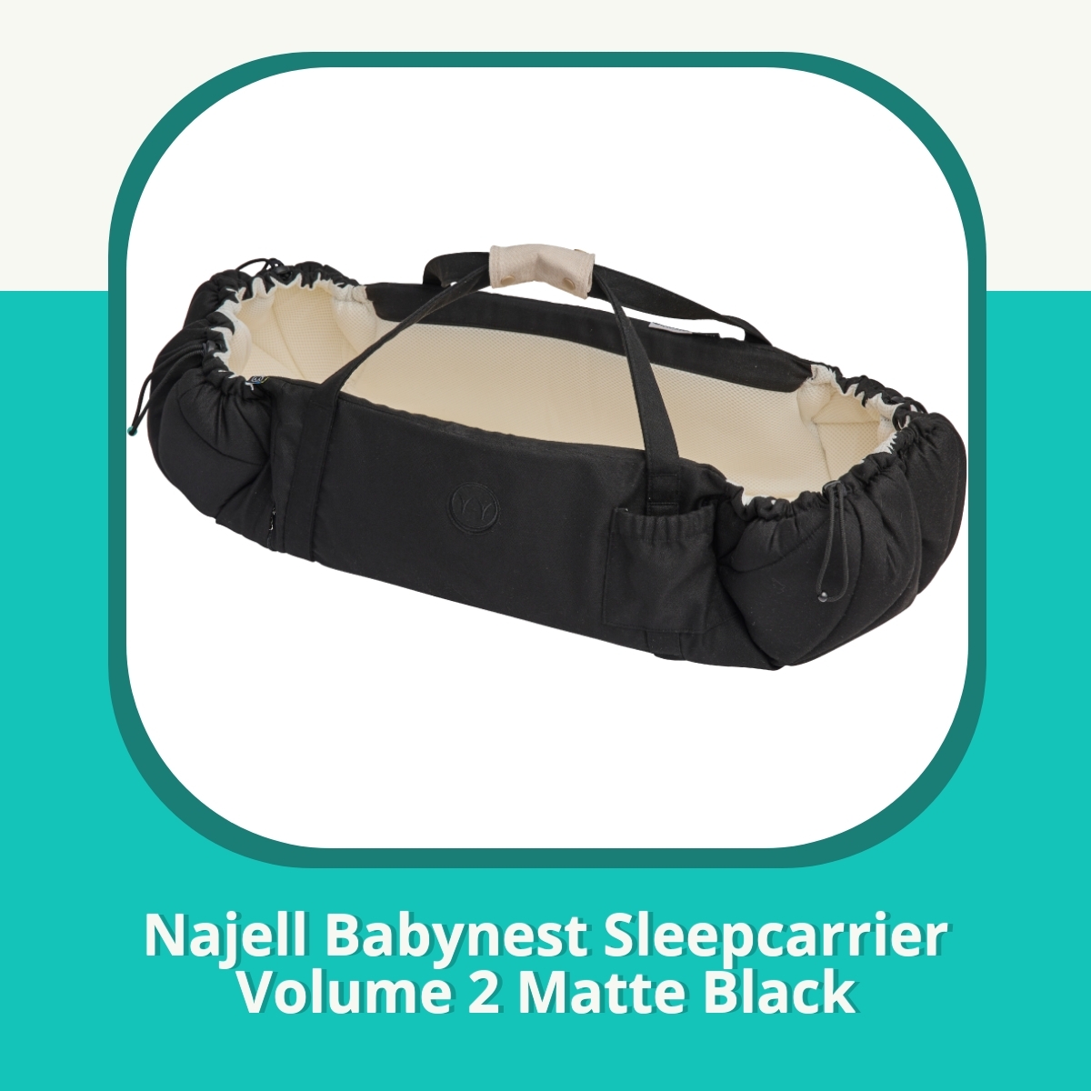 Anmeldelse af Najell Babynest Sleepcarrier Volume 2 Matte Black