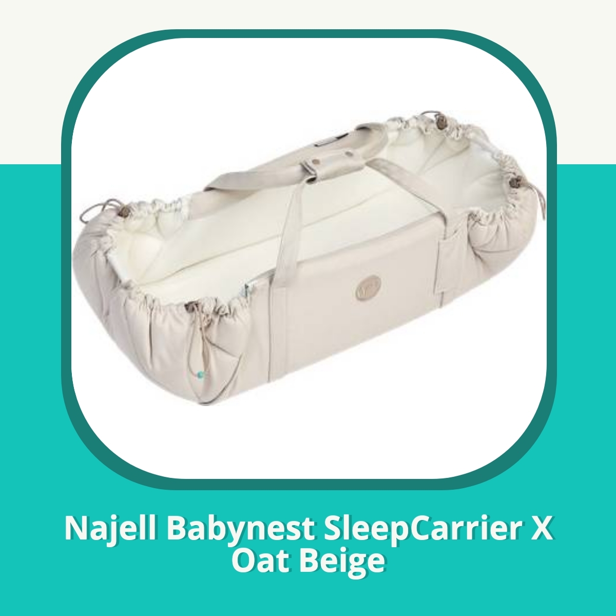 Anmeldelse af Najell Babynest SleepCarrier X Oat Beige
