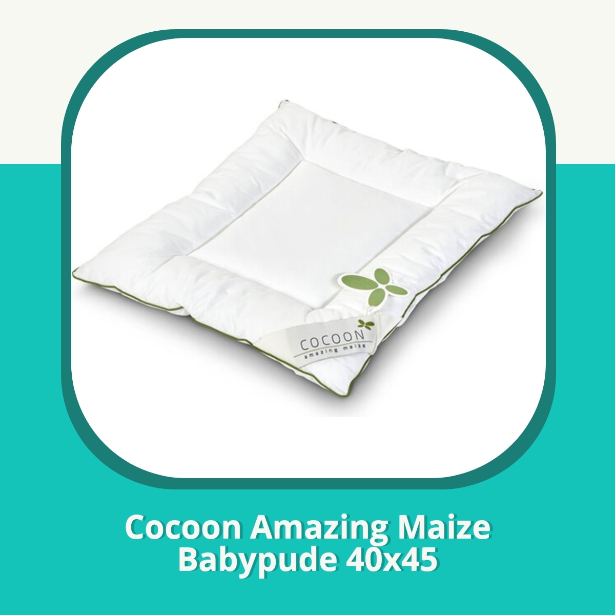 Anmeldelse af Cocoon Amazing Maize Babypude 40x45