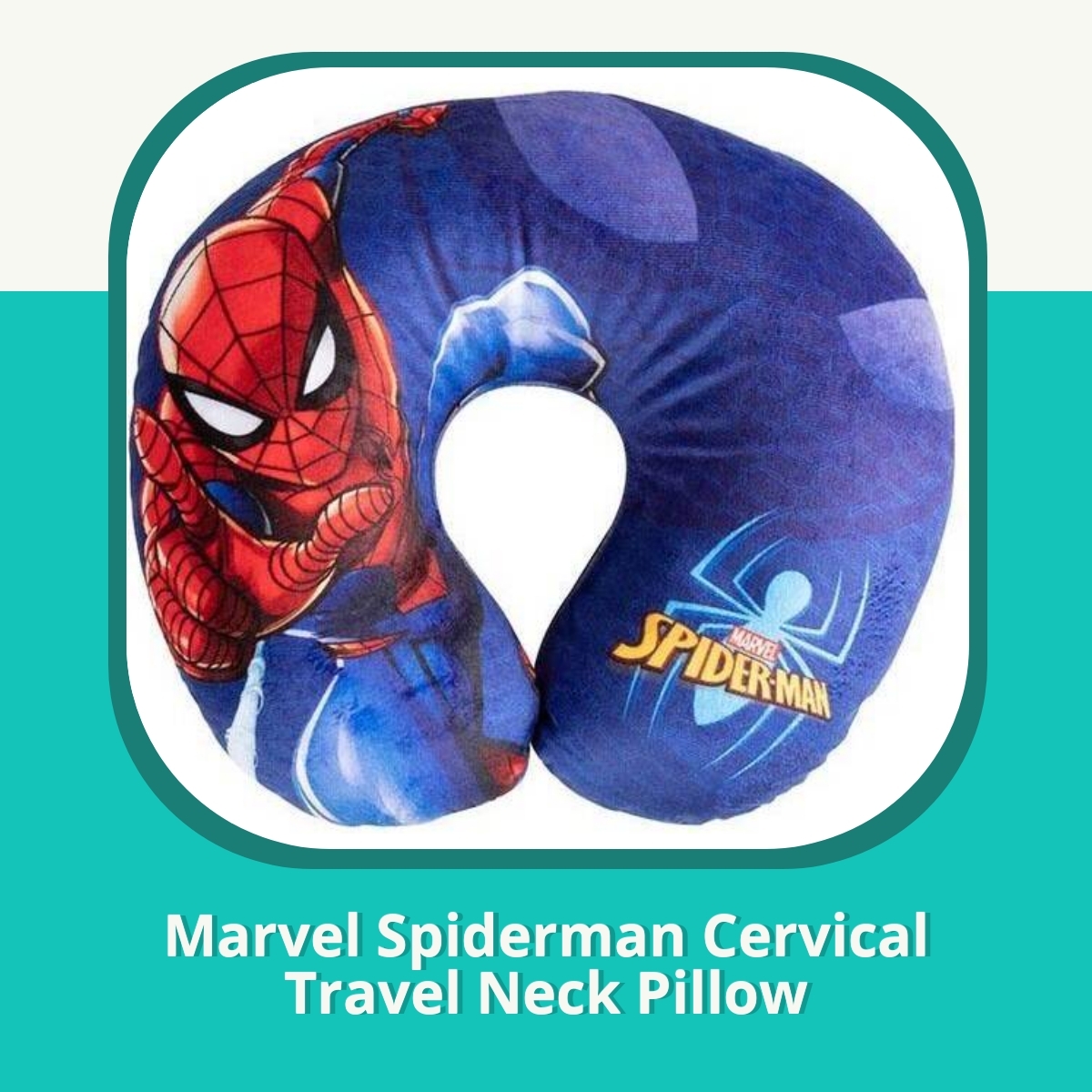 Anmeldelse af Marvel Spiderman Cervical Travel Neck Pillow