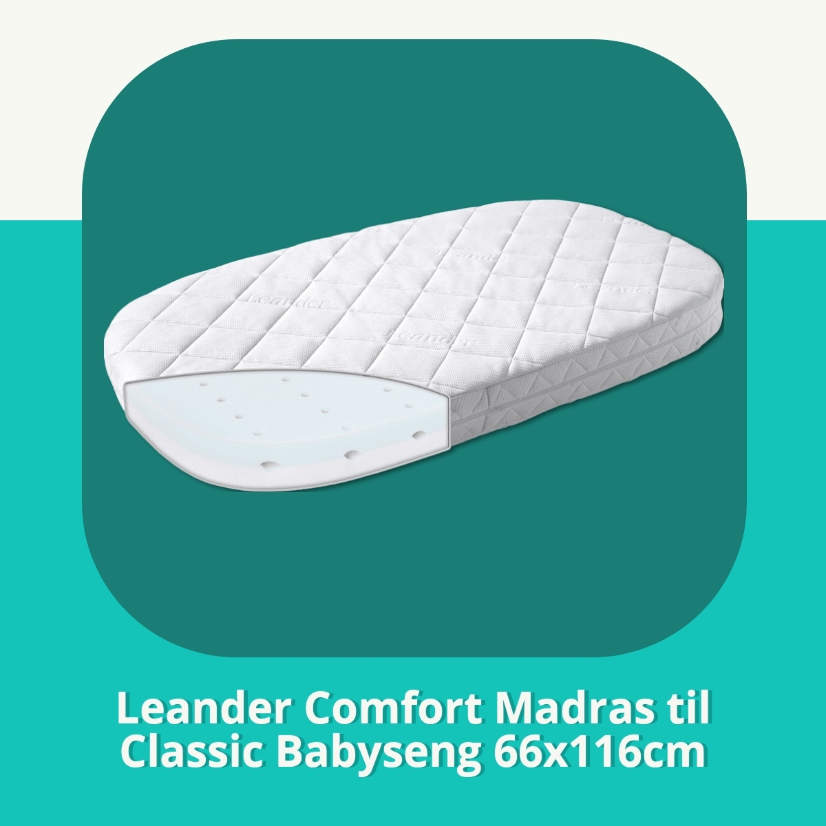 Anmeldelse af Leander Comfort Madras til Classic Babyseng 66x116cm