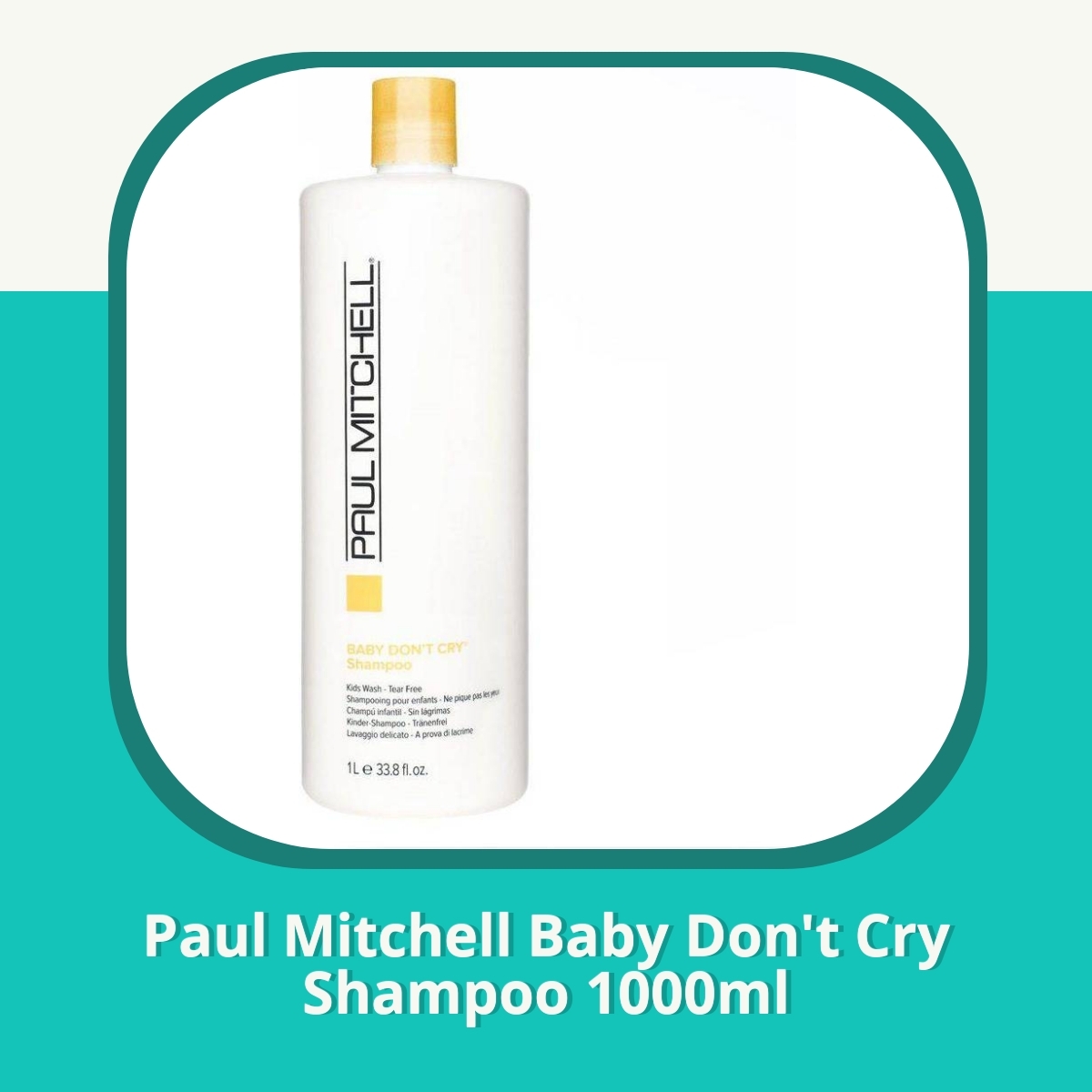 Anmeldelse af Paul Mitchell Baby Don't Cry Shampoo 1000ml