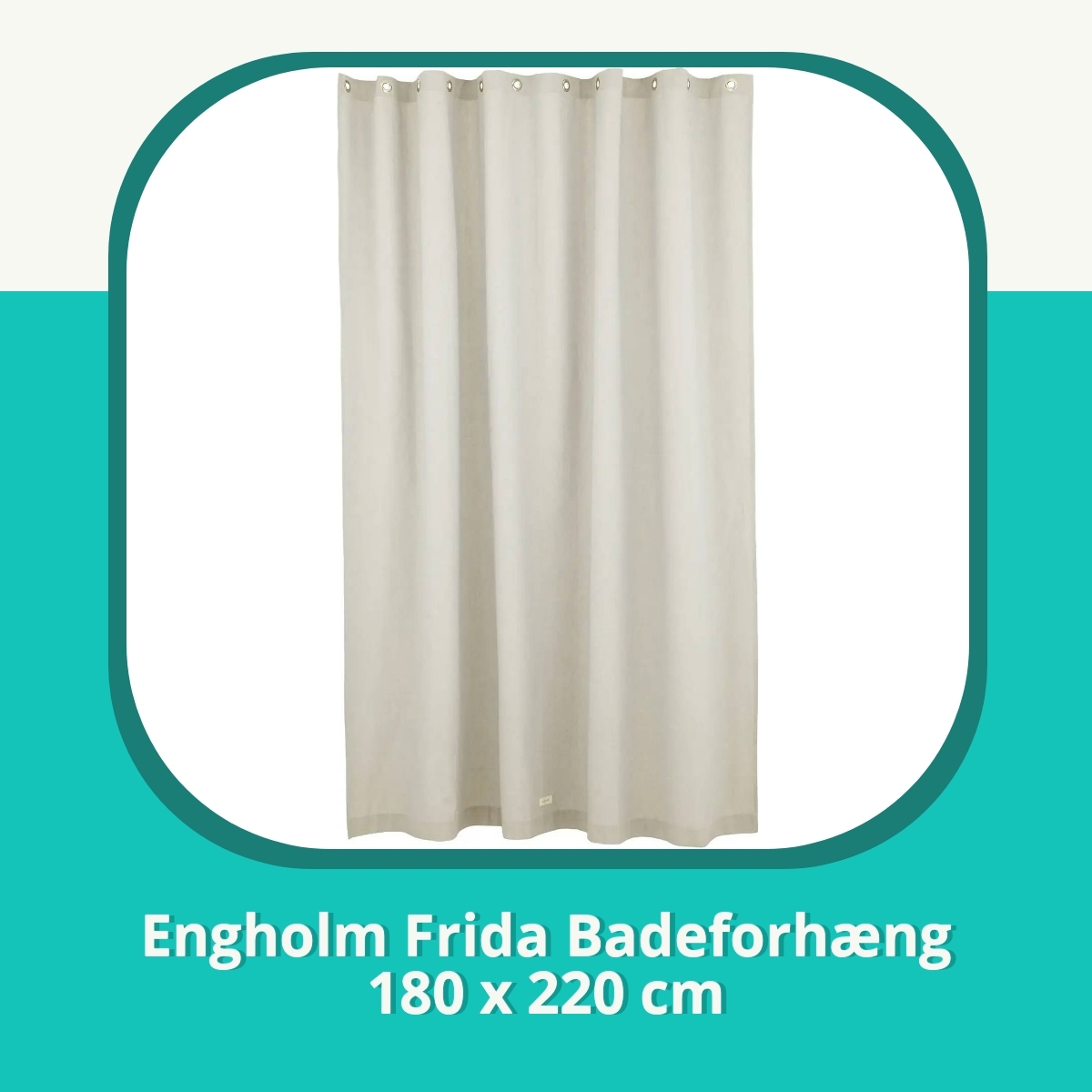 Recension af Engholm Frida Badeforhæng 180 x 220 cm