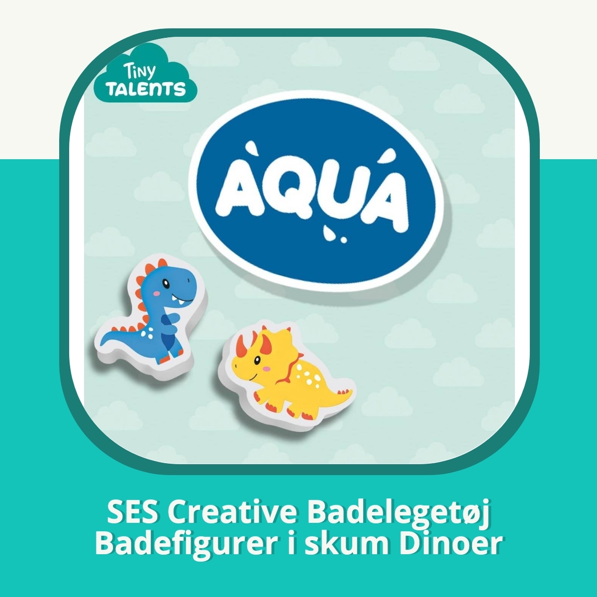 Anmeldelse af SES Creative Badelegetøj Badefigurer i skum Dinoer