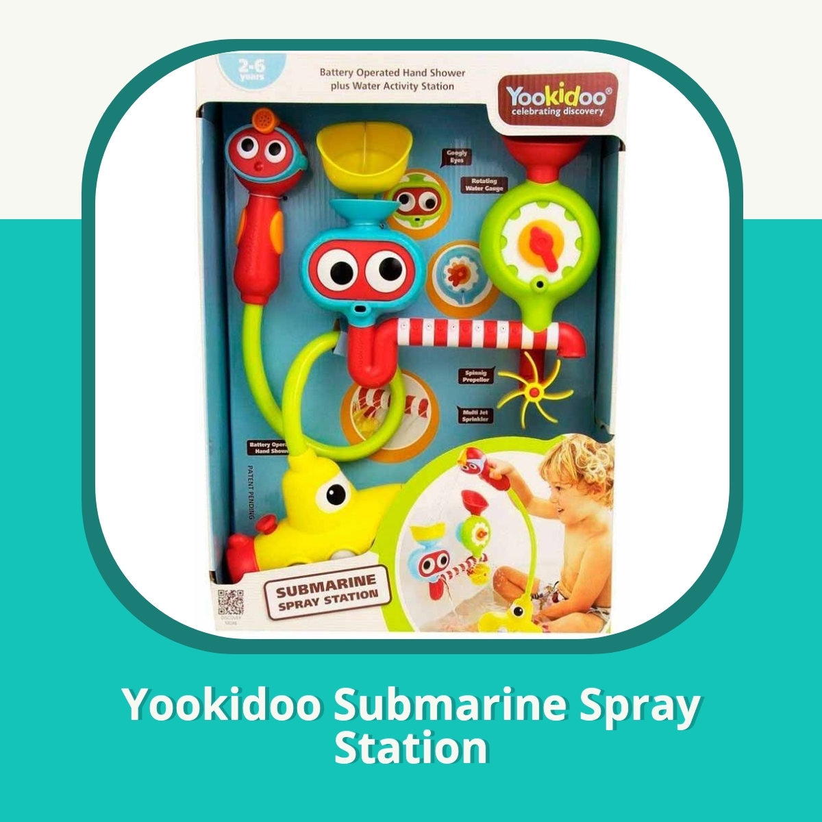 Anmeldelse af Yookidoo Submarine Spray Station