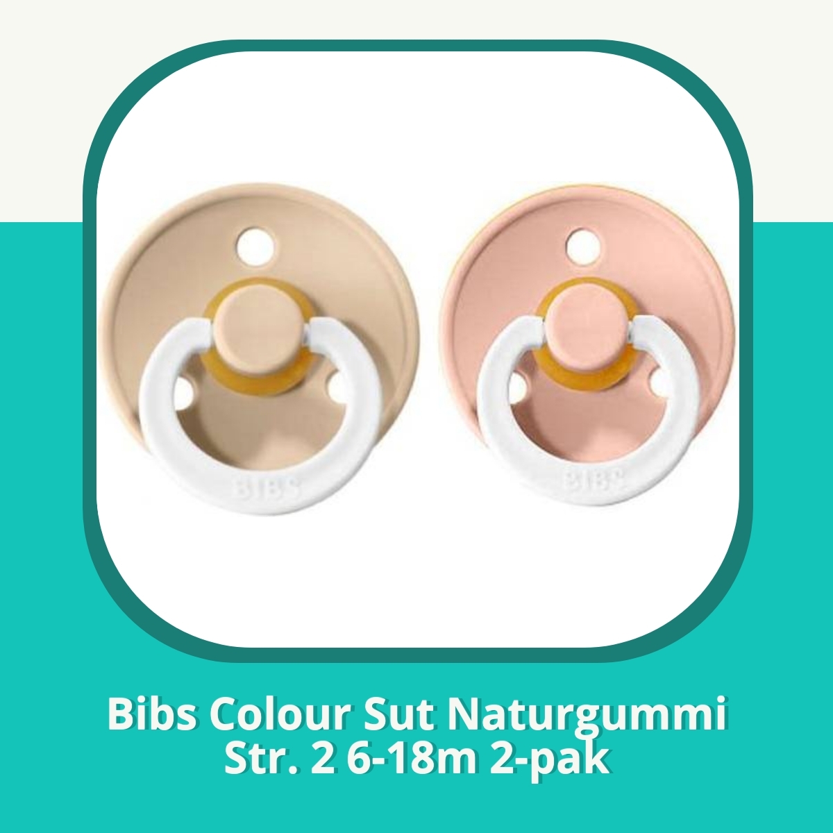 Anmeldelse af Bibs Colour Sut Naturgummi Str. 2 6-18m 2-pak