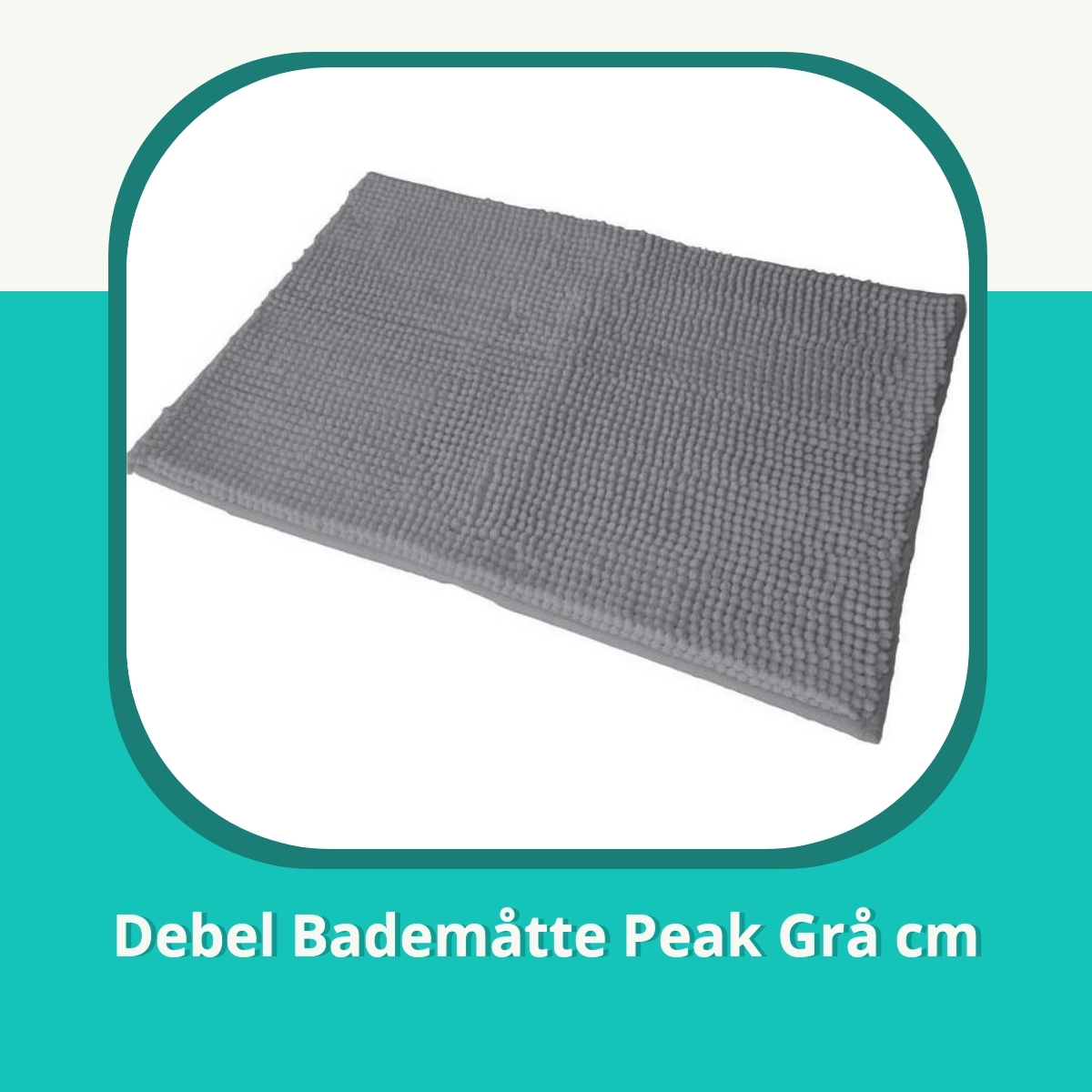 Recension af Debel Bademåtte Peak Grå cm