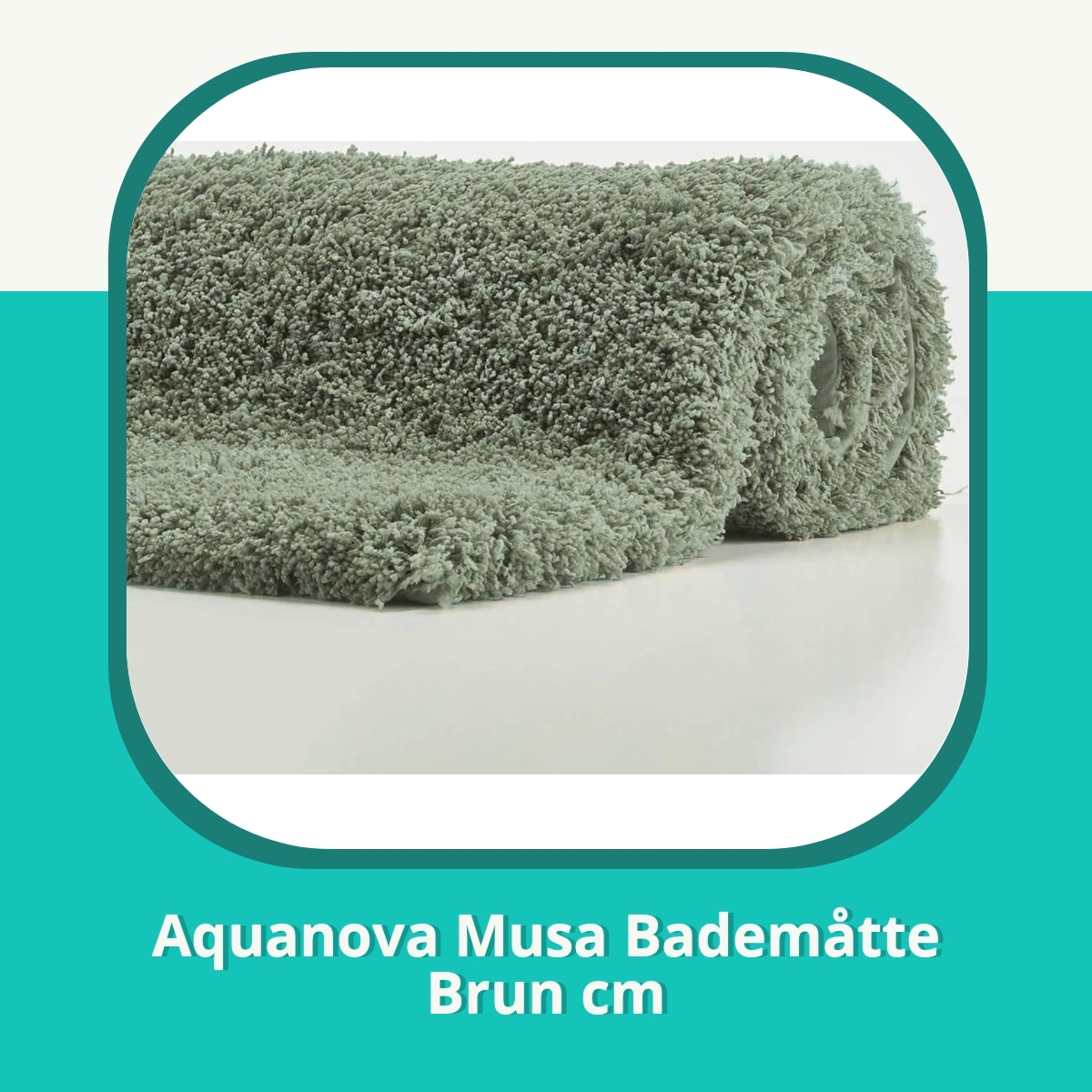 Recension af Aquanova Musa Bademåtte Brun cm