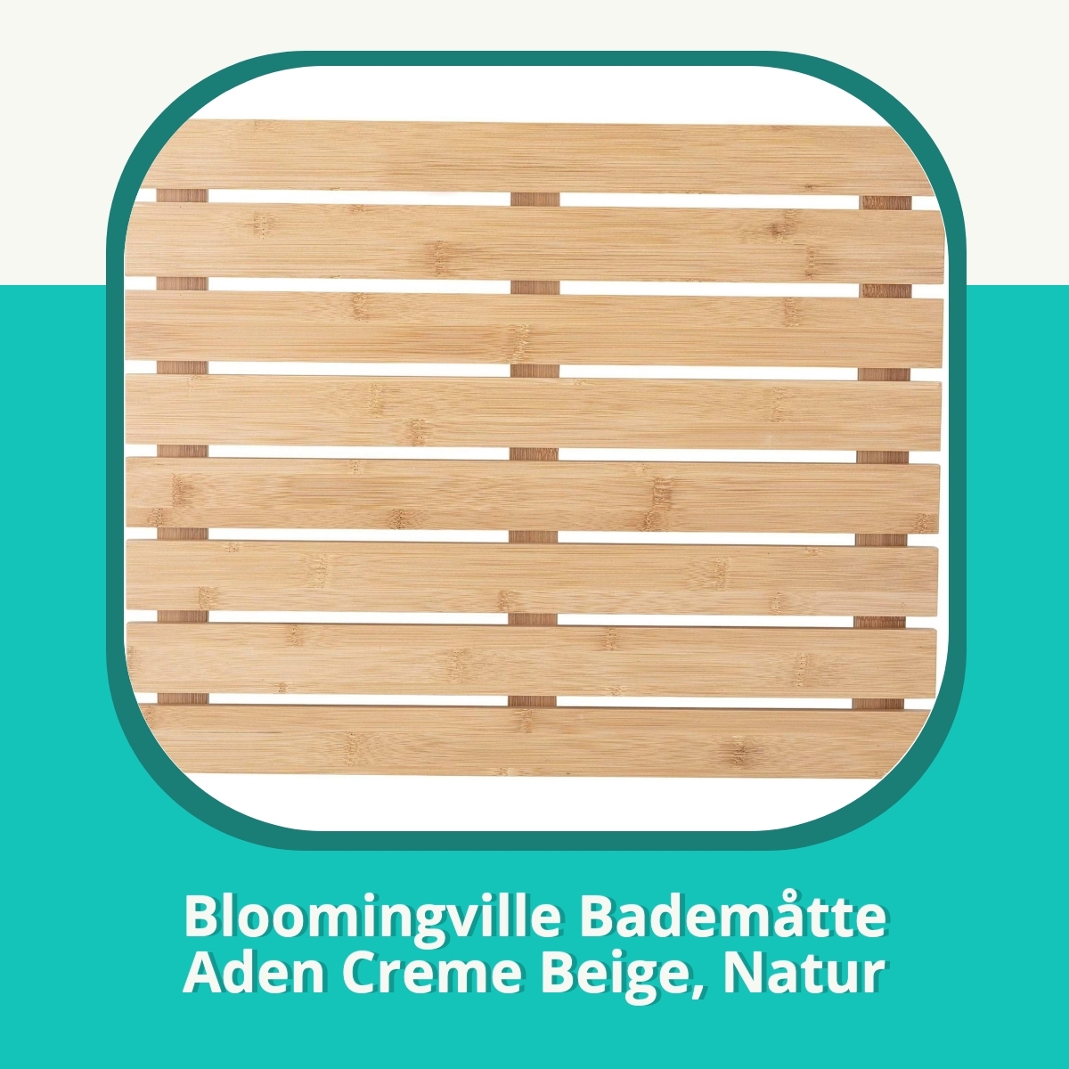 Recension Bloomingville Bademåtte Aden Creme Beige, Natur