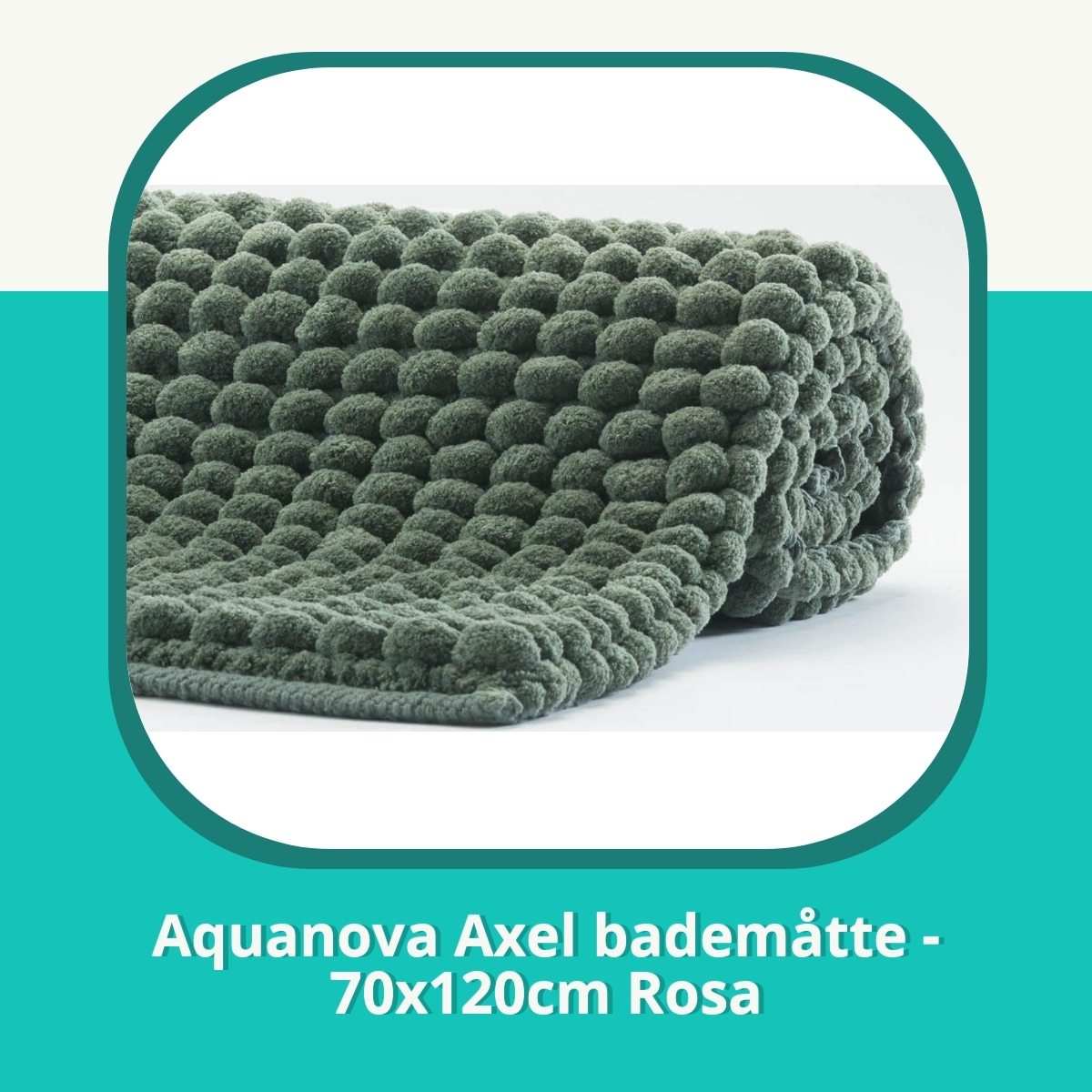 Recension af Aquanova Axel bademåtte - 70x120cm Rosa